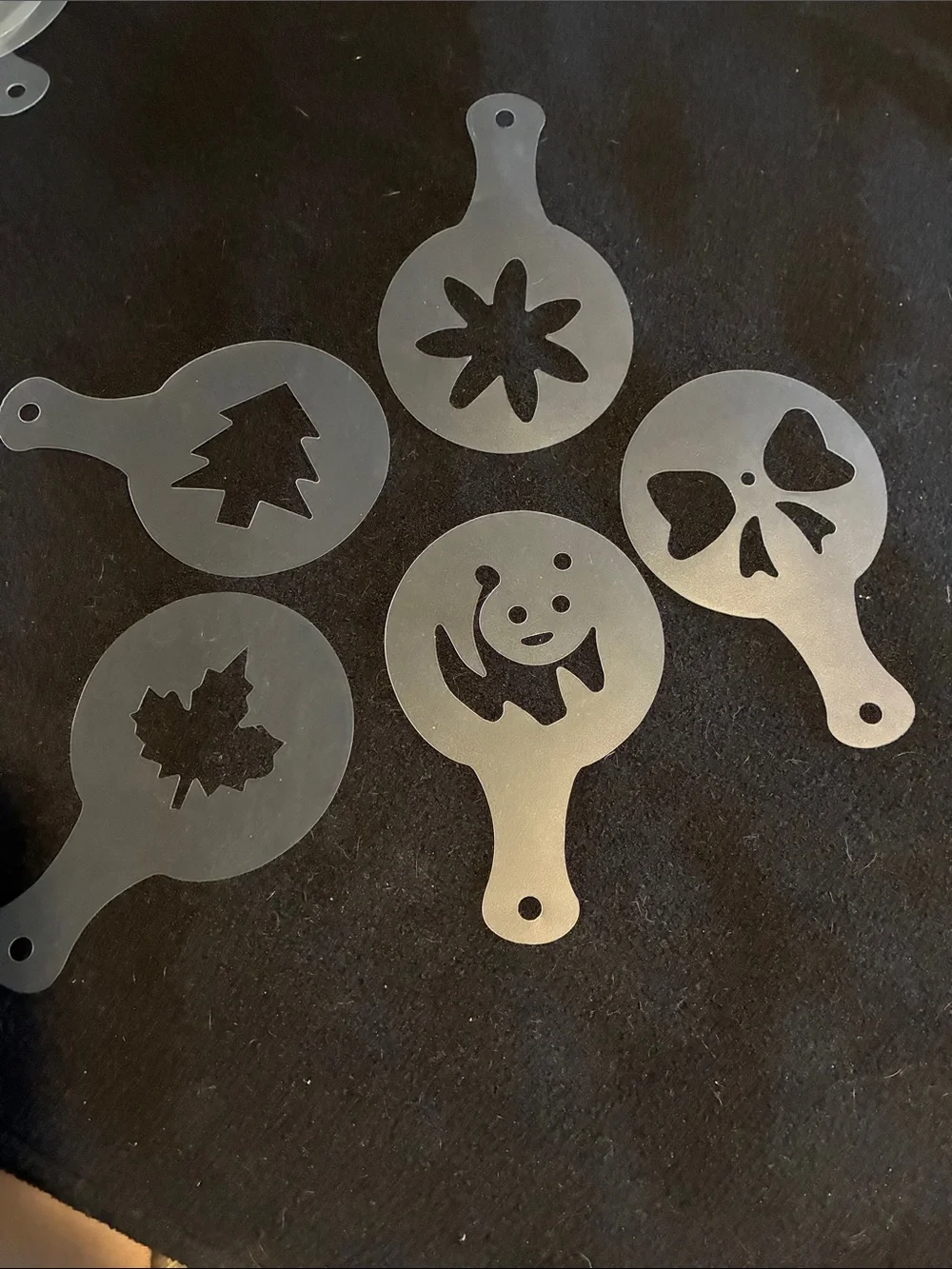 Set of 14 Coffee/Latte/Cupcake Stencils